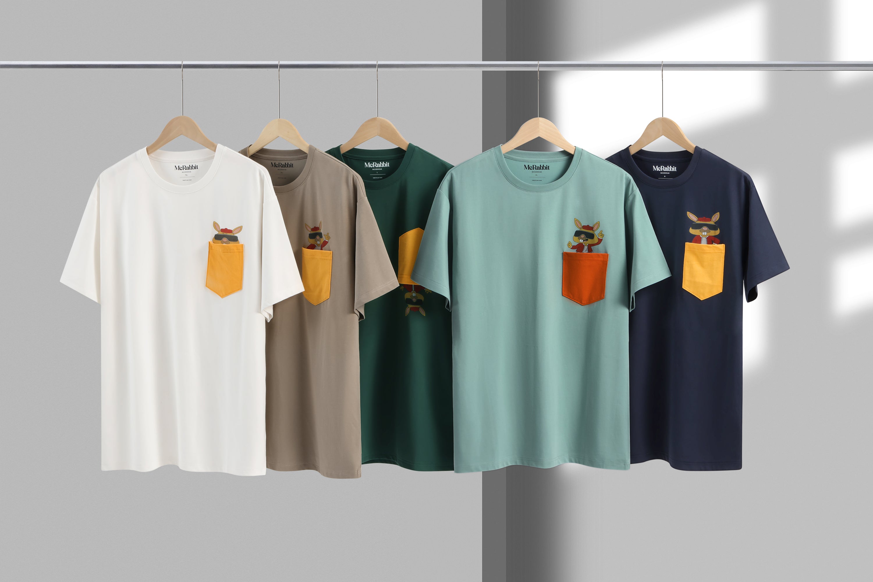 McRabbit “CALM” Pocket Tee