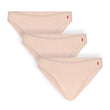 3-Pack High Leg Briefs (Beige)