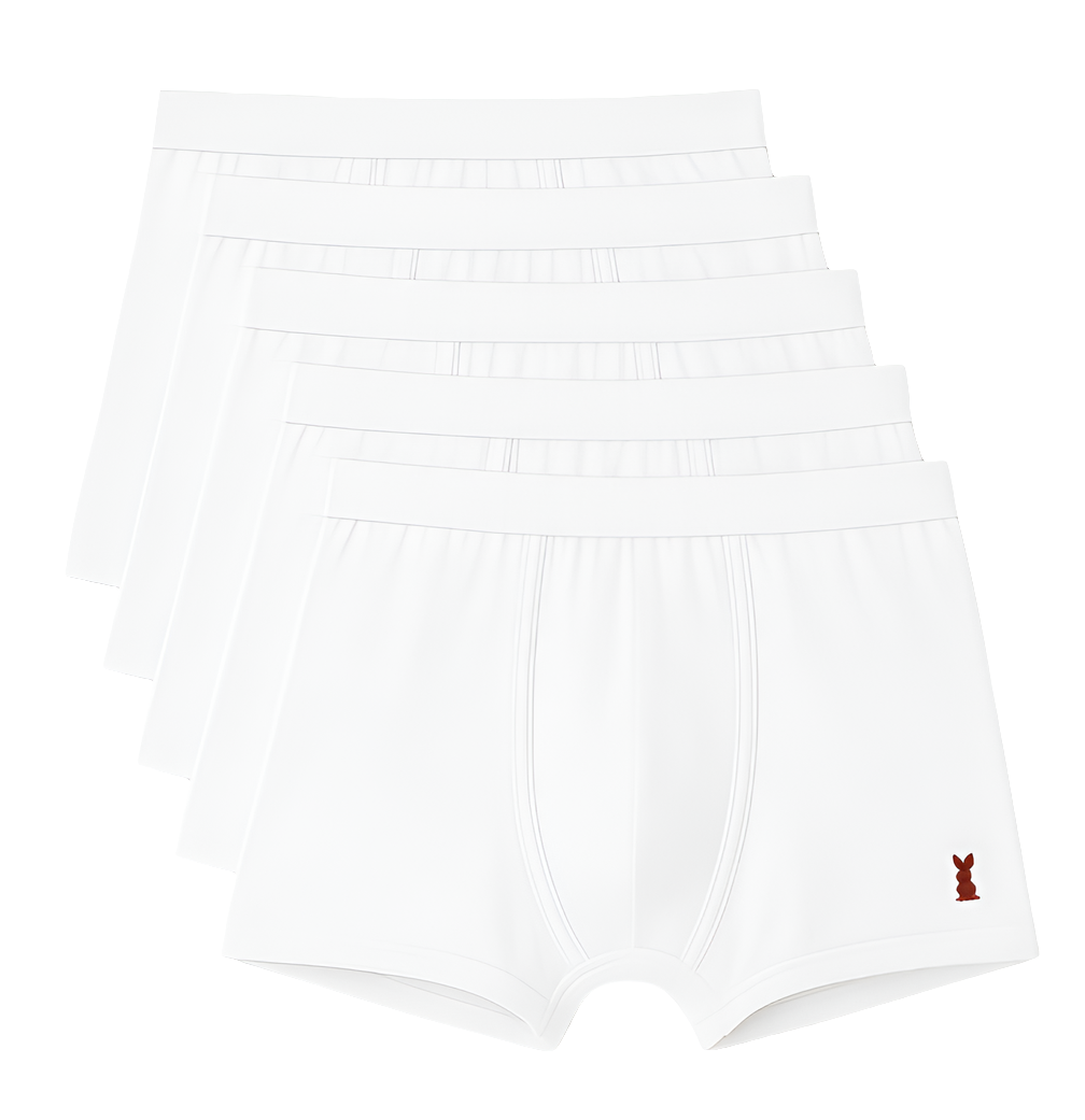 McRabbit 5-Day Boxer Combo - All White