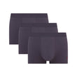 3-Pack Grey Premium Cotton Boxer-briefs