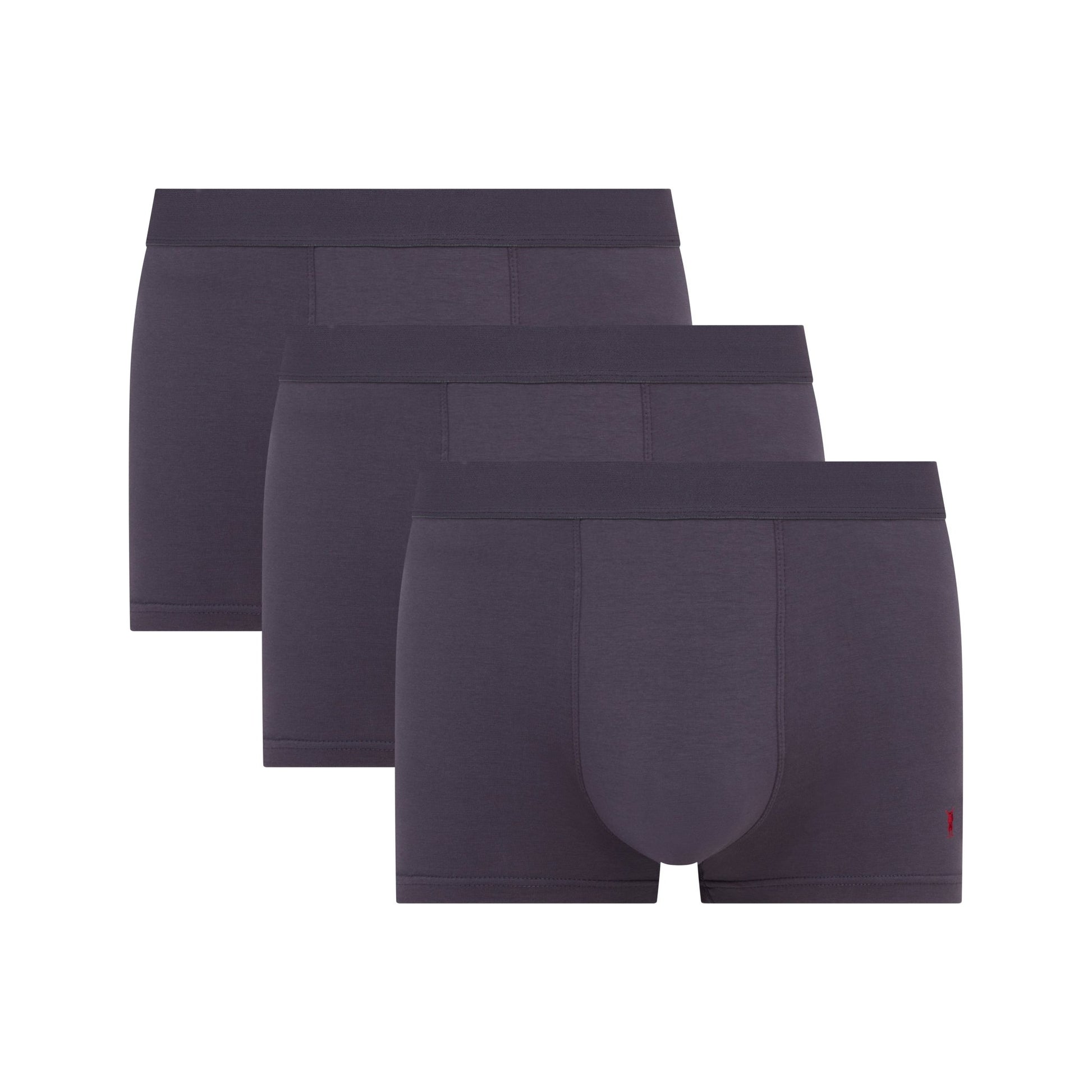 3-Pack Grey Premium Cotton Boxer-briefs